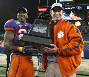 C.J. Spiller and Head Coach Dabo Swinney