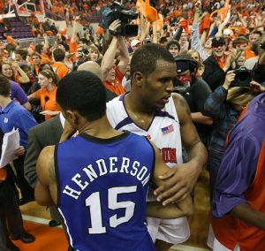 Trevor Booker and Gerald Henderson