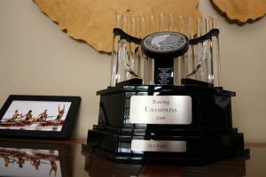 The 2009 ACC Champion Tiger rowing team returned to Clemson on Monday afternoon after winning its first-ever conference title on Monday morning in Oak Ridge, TN.