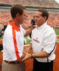 Head Coaches Dabo Swinney and Gene Chizik