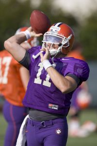 The Tiger football team held its sixth day of preseason practice on Monday, August 10.