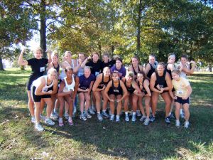 The Clemson rowing team before the event