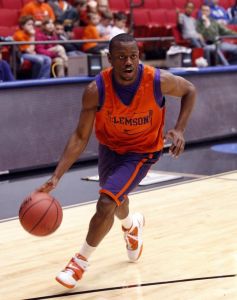 The Clemson men's basketball team participated in a press conference and open practice at UD Arena in Dayton, OH on Monday, March 14.