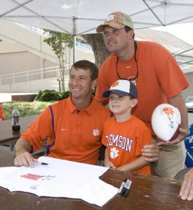The Clemson football team held its annual Fan Appreciation Day on Sunday, August 23 at Memorial Stadium.