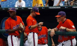 The Tigers practiced at Rosenblatt Stadium on Friday afternoon.