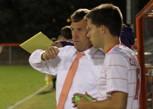 Head Coach Mike Noonan and Brynjar Benediktsson