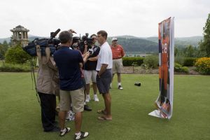 Head Coach Dabo Swinney held his first annual media golf outing at the Reserve at Lake Keowee on Tuesday, July 21.