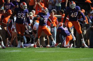 Da'Quan Bowers, DeAndre McDaniel and Andre Branch