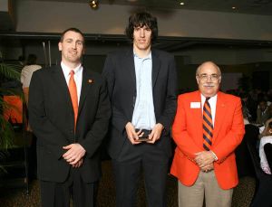 Catalin Baciu - Tiger Strength Award postseason awards banquet 041709