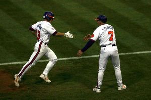 Addison Johnson and Head Coach Jack Leggett