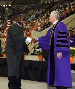 Sixty-three Tiger student-athletes received their Clemson University degrees on Friday, May 7, 2010.