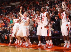 team bench celebrate