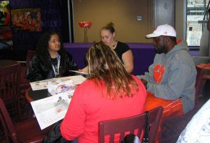 Members of the Solid Orange Squad hosted the Lumbee Tribe Boys and Girls Club at Clemson on Wednesday, November 11.