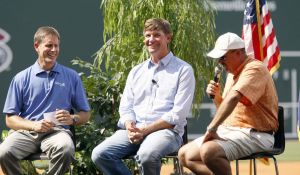 Clemson University honored 2009 US Open Champion, former Tiger Lucas Glover at a celebration at Fluor Field in Greenville, SC on Sunday, July 26.