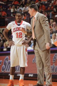 Head Coach Brad Brownell and Cory Stanton
