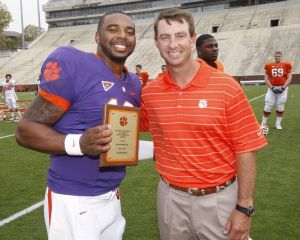 Tajh Boyd - Most Improved Quarterback for Spring Practice