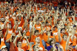 fans student section celebration cheer spirit