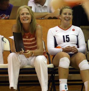 Head Coach Jolene Jordan Hoover and Hannah Brenner