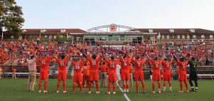 Prior to the game, the stadium was dedicated ?Dr. I.M. Ibrahim Stadium,? in honor of Clemson?s legendary head coach.