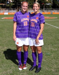 Seniors Heather Marik and Maddy Elder