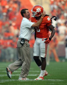 DeAndre Hopkins and Head Coach Dabo Swinney
