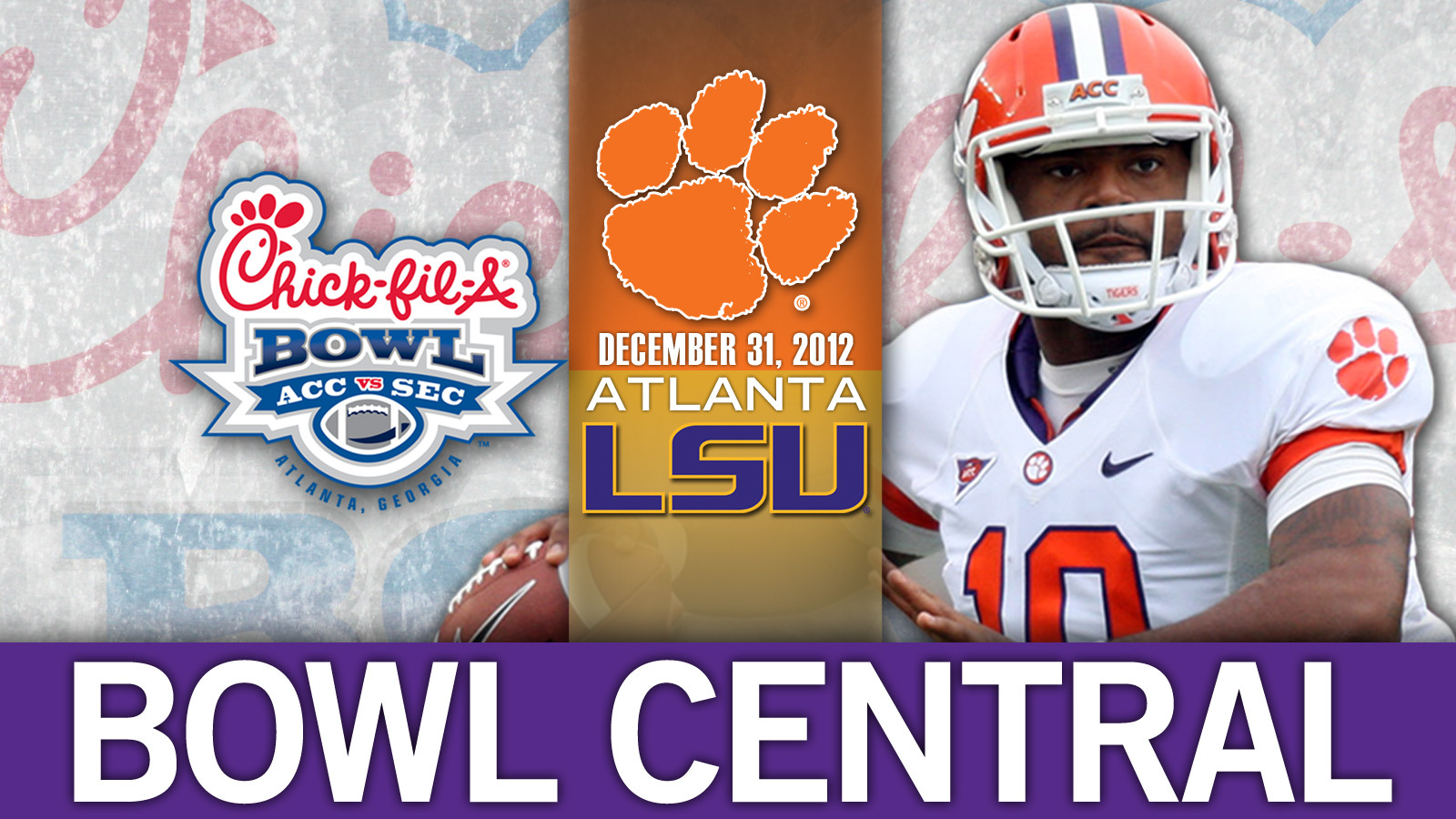 Clemson vs. LSU, 2012 Chick-fil-A Bowl Game Central