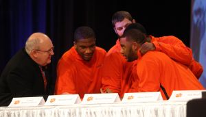 Clemson's Offensive Family: Robbie Caldwell, Brandon Ford, Dalton Freeman, Jaron Brown, Tajh Boyd