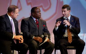Head Coaches Dabo Swinney and Les Miles