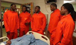 Jaron Brown, DeAndre Hopkins, Grady Jarrett, Brandon Ford and Andre Ellington