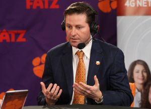 Director of IPTAY Annual Fund Travis Furbeelive on air at the 2013 Clemson Football National Signing Day Webcast.