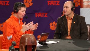 Assistant Head Coach Danny Pearman live on air at the 2013 Clemson Football National Signing Day Webcast.