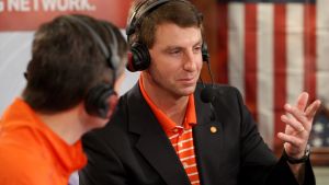 Head Coach Dabo Swinney live on air at the 2013 Clemson Football National Signing Day Webcast.