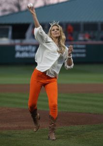 Miss South Carolina and Miss America 2013 Runner-Up Ali Rogers - First Pitch