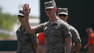 Clemson celebrated Military Appreciation Day during Game 1 of the Clemson vs. Georgia Tech series on Friday.
