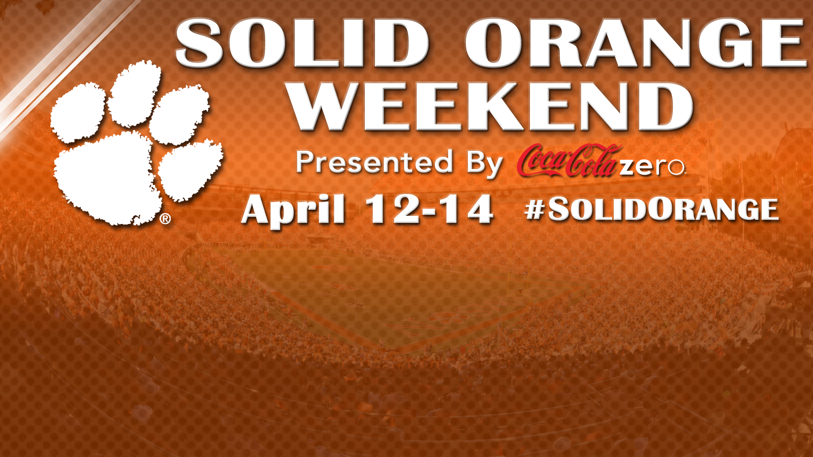 Schedule of Events: Solid Orange Weekend, April 12-14