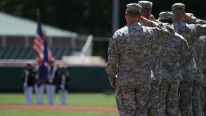 Clemson celebrated Military Appreciation Day during Game 1 of the Clemson vs. Georgia Tech series on Friday.