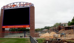 Historic Riggs Field Construction Progress (photo taken May 2, 2013)