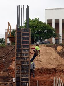 Historic Riggs Field Construction Progress (photo taken May 2, 2013)