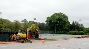 Historic Riggs Field Construction Progress (photo taken May 2, 2013)