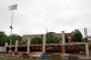 Historic Riggs Field Construction Progress (photo taken May 2, 2013)