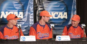 Thomas Brittle, Garrett Boulware and Head Coach Jack Leggett