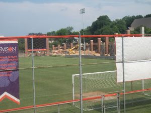 Historic Riggs Field Construction Progress (photo taken June 26, 2013)
