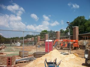 Historic Riggs Field Construction Progress (photo taken June 11, 2013)