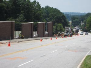 Historic Riggs Field Construction Progress (photo taken July 19, 2013)