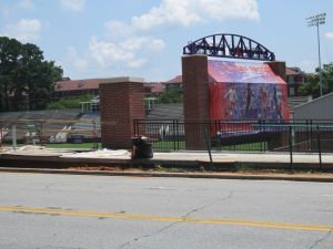 Historic Riggs Field Construction Progress (photo taken July 19, 2013)