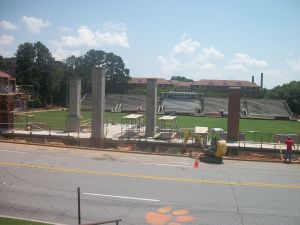 Historic Riggs Field Construction Progress (photo taken July 19, 2013)