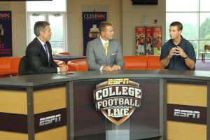Chris Fowler, Kirk Herbstreit and Dabo Swinney
