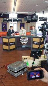 Chris Fowler, David Pollack and Kirk Herbstreit