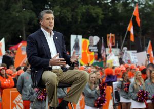 Director of Athletics Dan Radakovich was interviewed live on the ESPN College GameDay set about being named to the College Football Playoff selection committee.