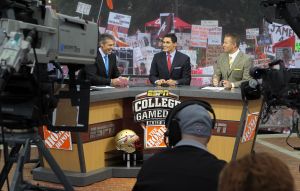Chris Fowler, David Pollack and Kirk Herbstreit